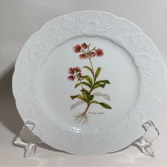 Vintage Dansk Ivy Chimapila Umbellata  9 3/4 " Luncheon Plate - Picture 2 of 5